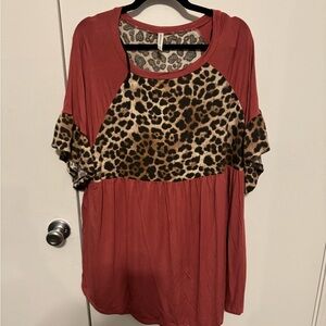 Women’s blouse 3x. Mauve color